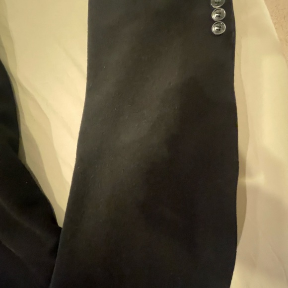 Designer cashmere and wool black men’s suit overcoat. - Picture 8 of 8